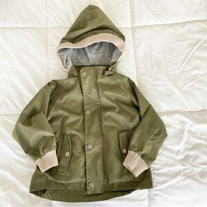 Toddler Green Rain Jacket 3T
